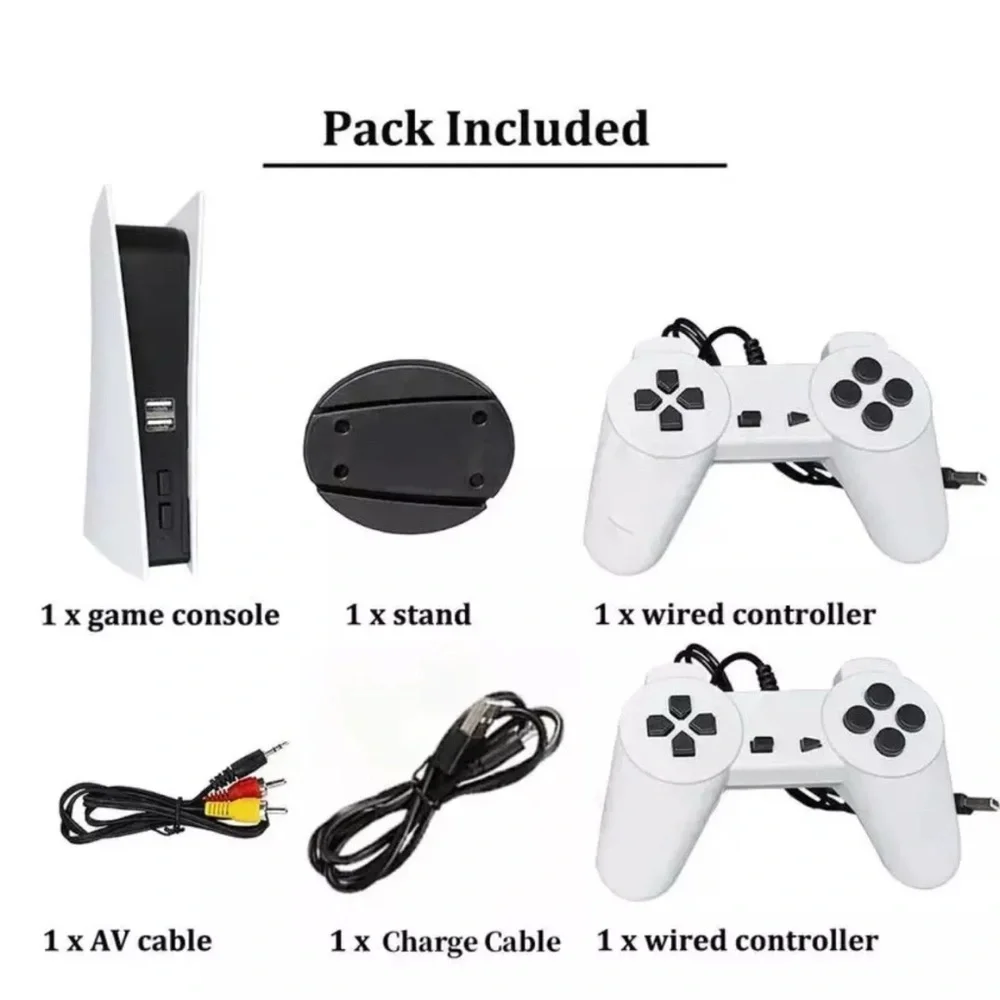 Brand New, GS5 Gamestation 5 Console 200 Classic Retro Games USB Wired